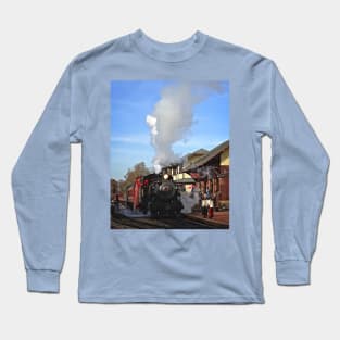 New Hope PA - Autumn Excursion on Steam Train Long Sleeve T-Shirt